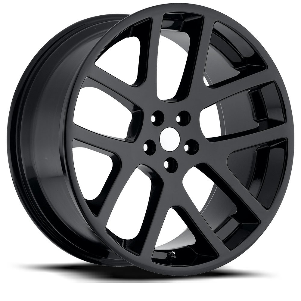 Gloss Black Viper Replica 20x10 Wheel 05-23 LX Cars, Challenger